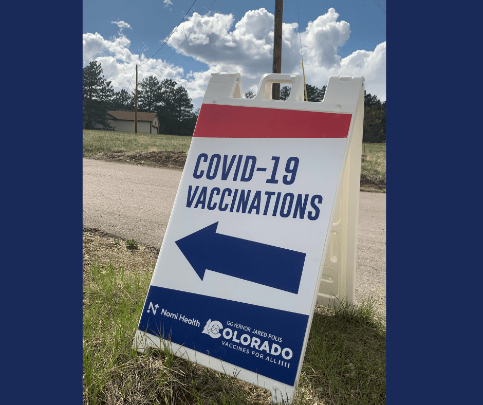 vaccine site sign