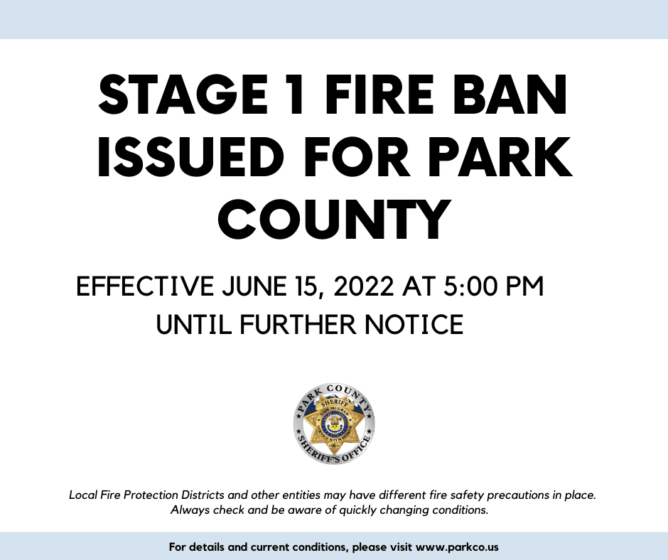 Stage 1 Fire Ban June 15