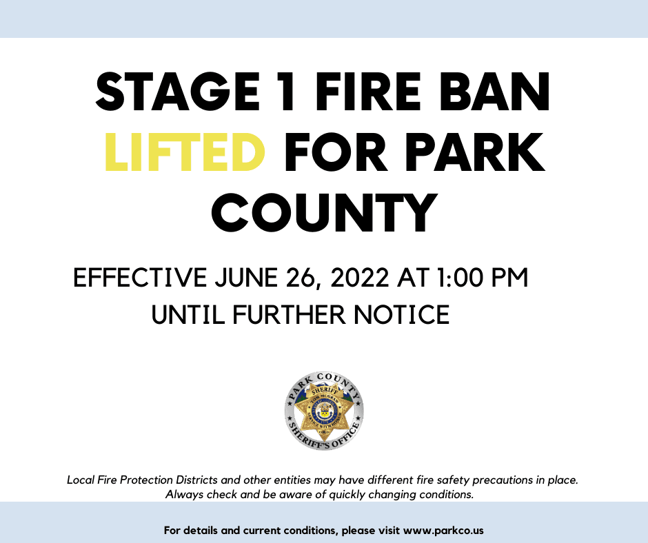 fire ban lifted