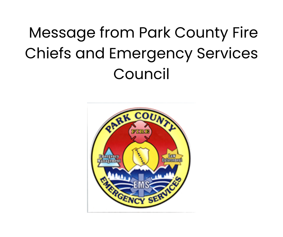 Message from Fire Chiefs and logo