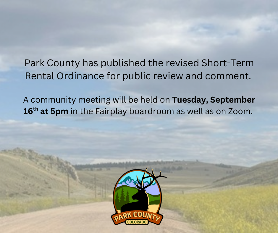 STR Ordinance Review Announcement