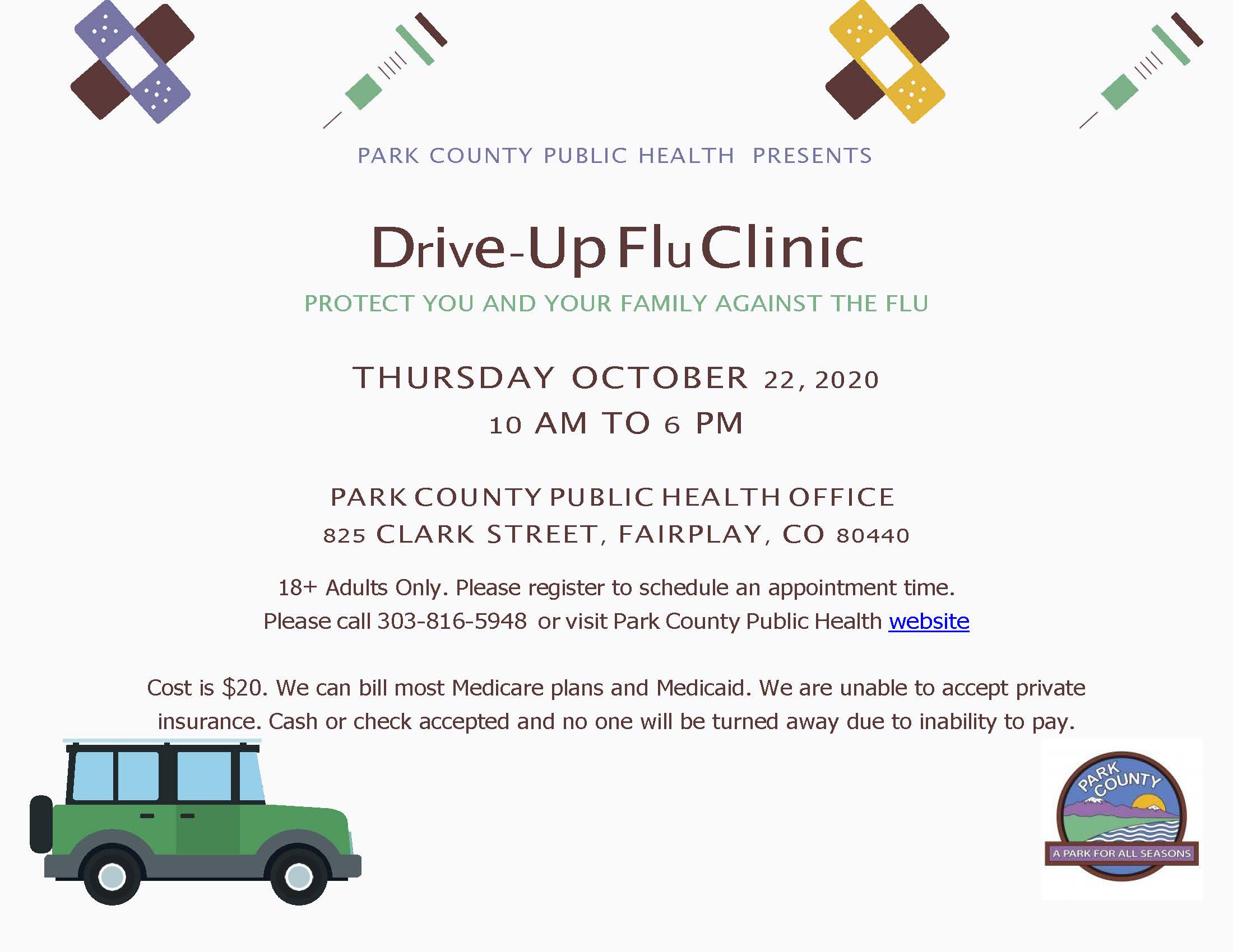 Green and White Medicine Icons Health Fair Flyer (2)